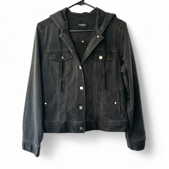 Liverpool Jackets & Blazers - NWOT! Liverpool Los Angeles Black Denim Jacket